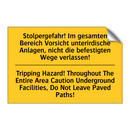Stolpergefahr! Im gesamten Bereich /.../ - Tripping Hazard! Throughout The /.../
