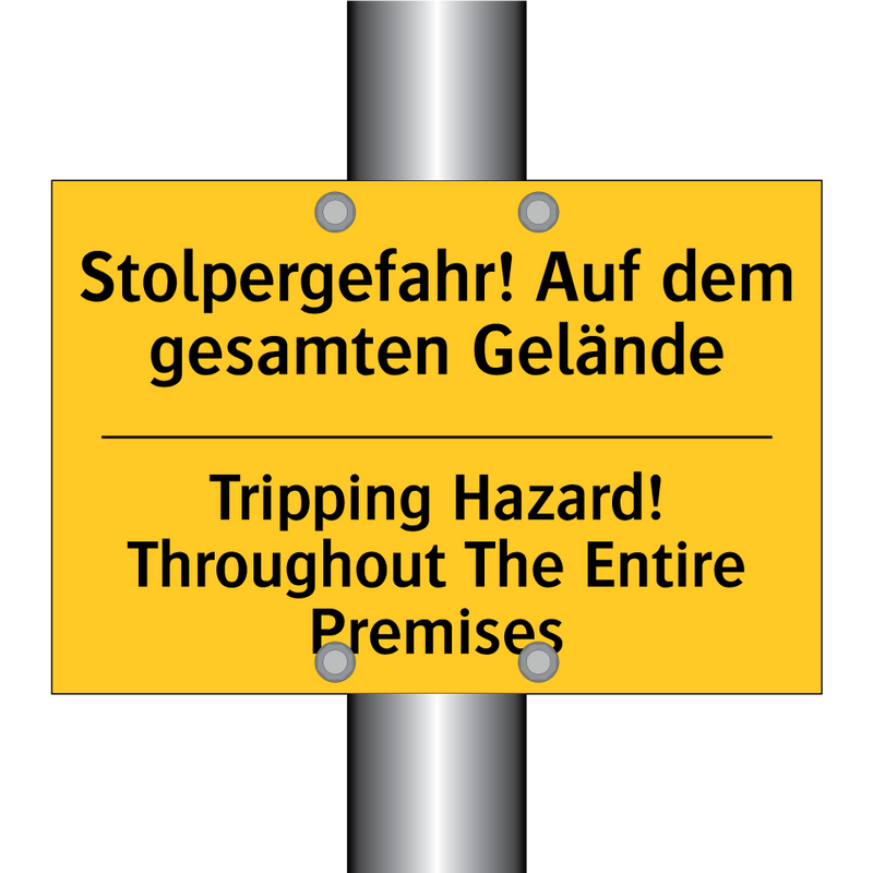 Stolpergefahr! Auf dem gesamten /.../ - Tripping Hazard! Throughout The /.../
