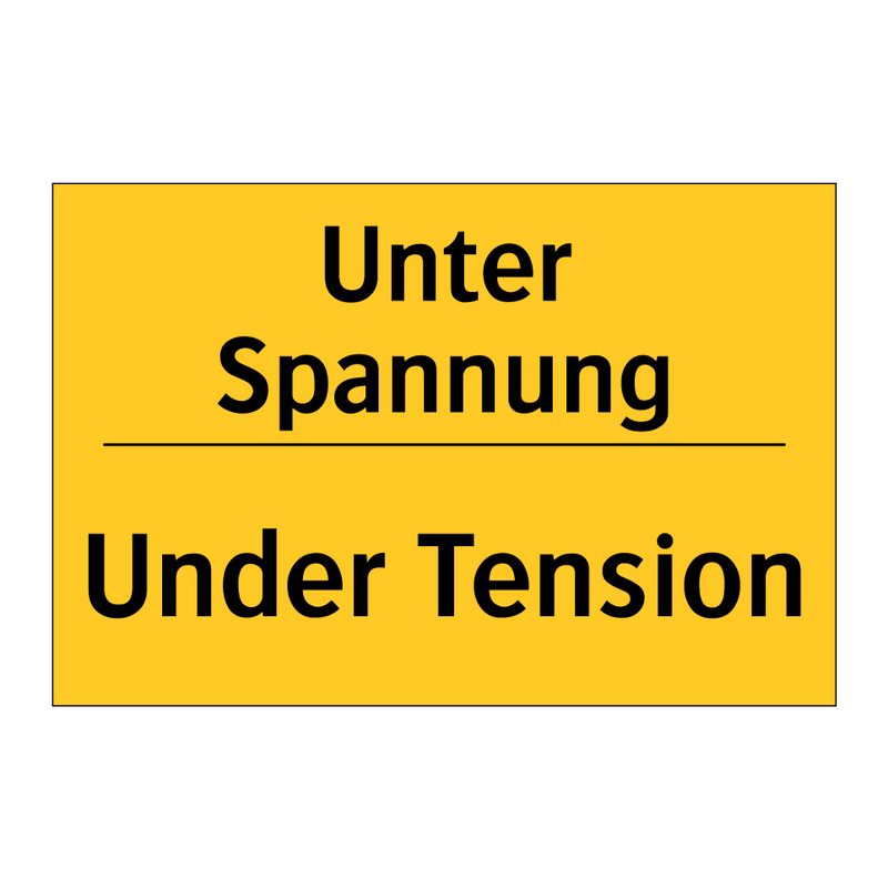 Unter Spannung - Under Tension