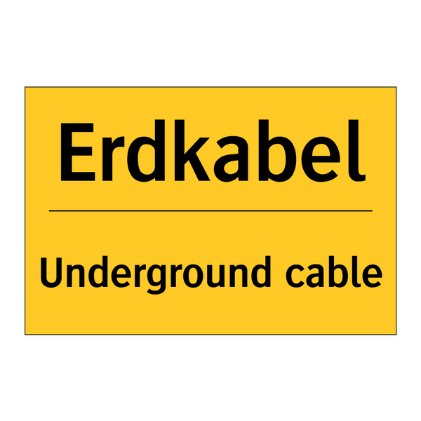 Erdkabel - Underground cable