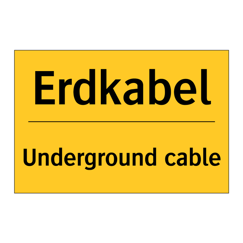 Erdkabel - Underground cable