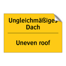 Ungleichmäßiges Dach - Uneven roof