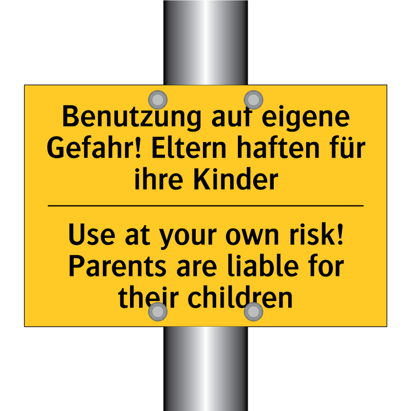 Benutzung auf eigene Gefahr! Eltern /.../ - Use at your own risk! Parents /.../