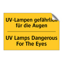 UV-Lampen gefährlich für die Augen/.../ - UV Lamps Dangerous For The Eyes/.../