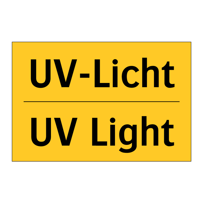UV-Licht - UV Light