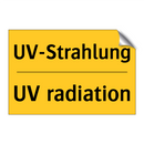UV-Strahlung - UV radiation