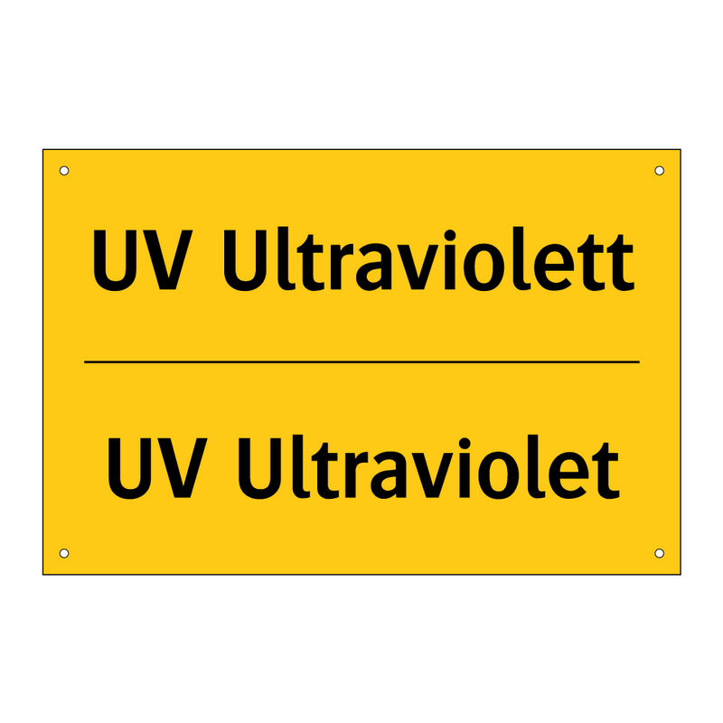 UV Ultraviolett - UV Ultraviolet