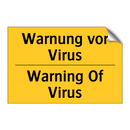 Warnung vor Virus - Warning Of Virus