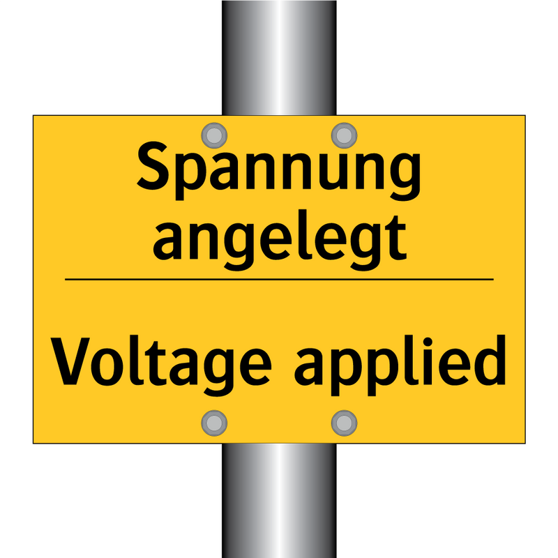 Spannung angelegt - Voltage applied
