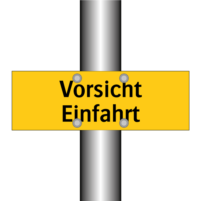 Vorsicht Einfahrt