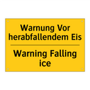 Warnung Vor herabfallendem Eis - Warning Falling ice