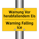 Warnung Vor herabfallendem Eis - Warning Falling ice
