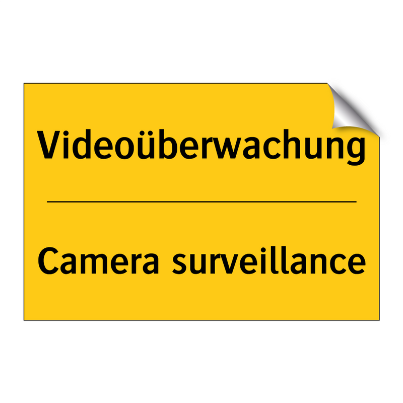 Videoüberwachung - Camera surveillance