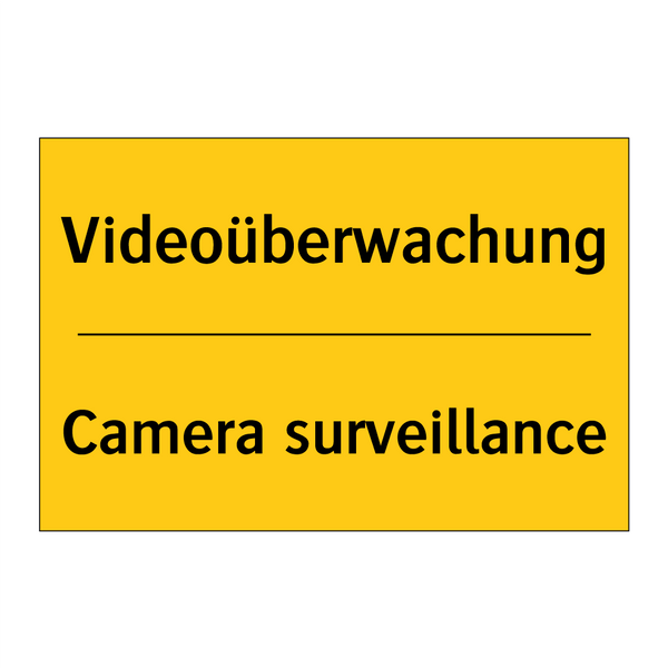 Videoüberwachung - Camera surveillance