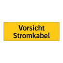 Vorsicht Stromkabel