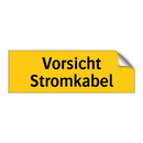 Vorsicht Stromkabel
