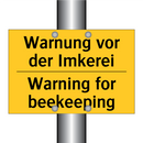 Warnung vor der Imkerei - Warning for beekeeping