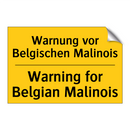 Warnung vor Belgischen Malinois/.../ - Warning for Belgian Malinois