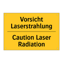 Vorsicht Laserstrahlung - Caution Laser Radiation