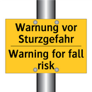 Warnung vor Sturzgefahr - Warning for fall risk