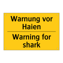 Warnung vor Haien - Warning for shark