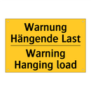 Warnung Hängende Last - Warning Hanging load