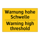 Warnung hohe Schwelle - Warning high threshold