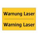 Warnung Laser - Warning Laser