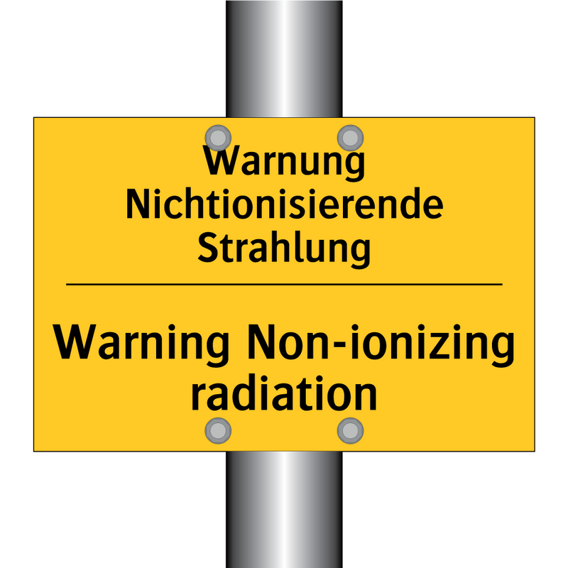 Warnung Nichtionisierende Strahlung/.../ - Warning Non-ionizing radiation