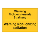 Warnung Nichtionisierende Strahlung/.../ - Warning Non-ionizing radiation