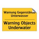 Warnung Gegenstände Unterwasser/.../ - Warning Objects Underwater