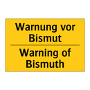 Warnung vor Bismut - Warning of Bismuth