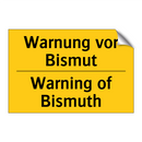 Warnung vor Bismut - Warning of Bismuth