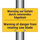 Warnung vor Gefahr durch rotierendes /.../ - Warning of danger from rotating /.../
