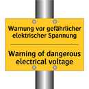 Warnung vor gefährlicher elektrischer /.../ - Warning of dangerous electrical /.../