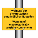 Warnung vor elektrostatisch empfindlichen /.../ - Warning of electrostatically sensitive /.../