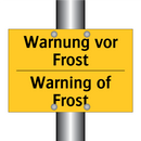 Warnung vor Frost - Warning of Frost