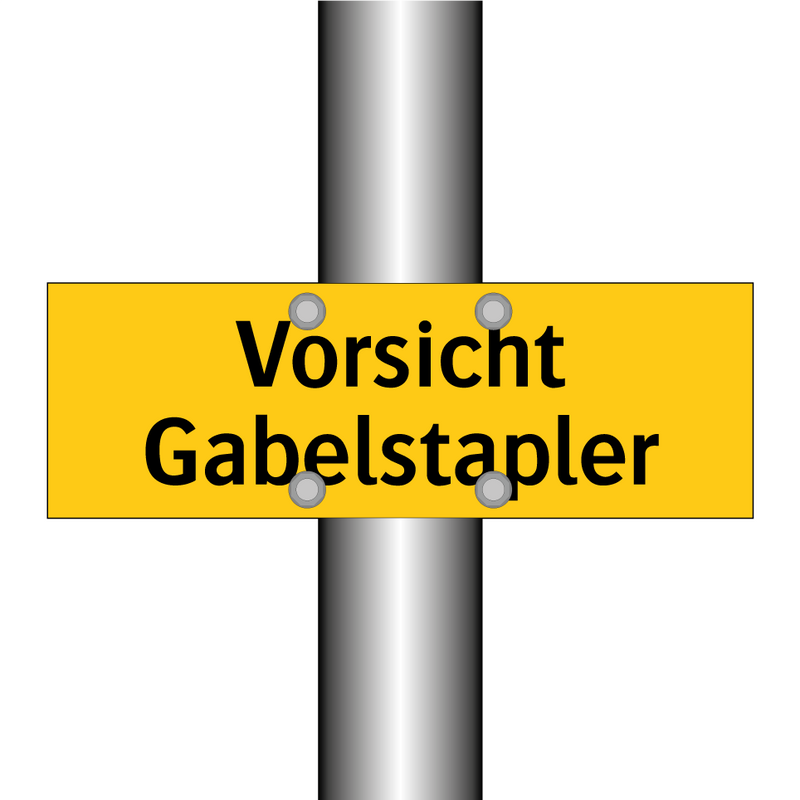 Vorsicht Gabelstapler