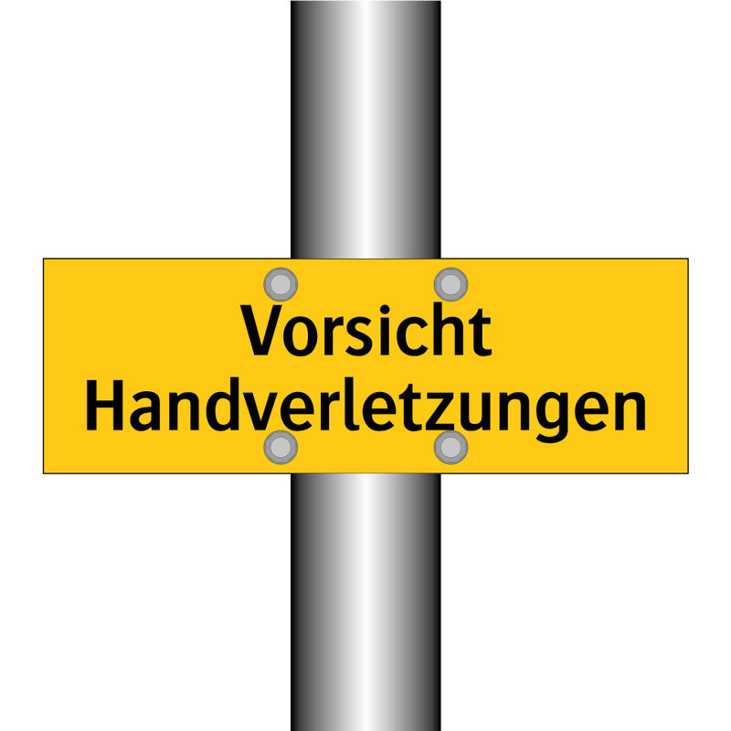 Vorsicht Handverletzungen