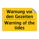 Warnung vor den Gezeiten - Warning of the tides
