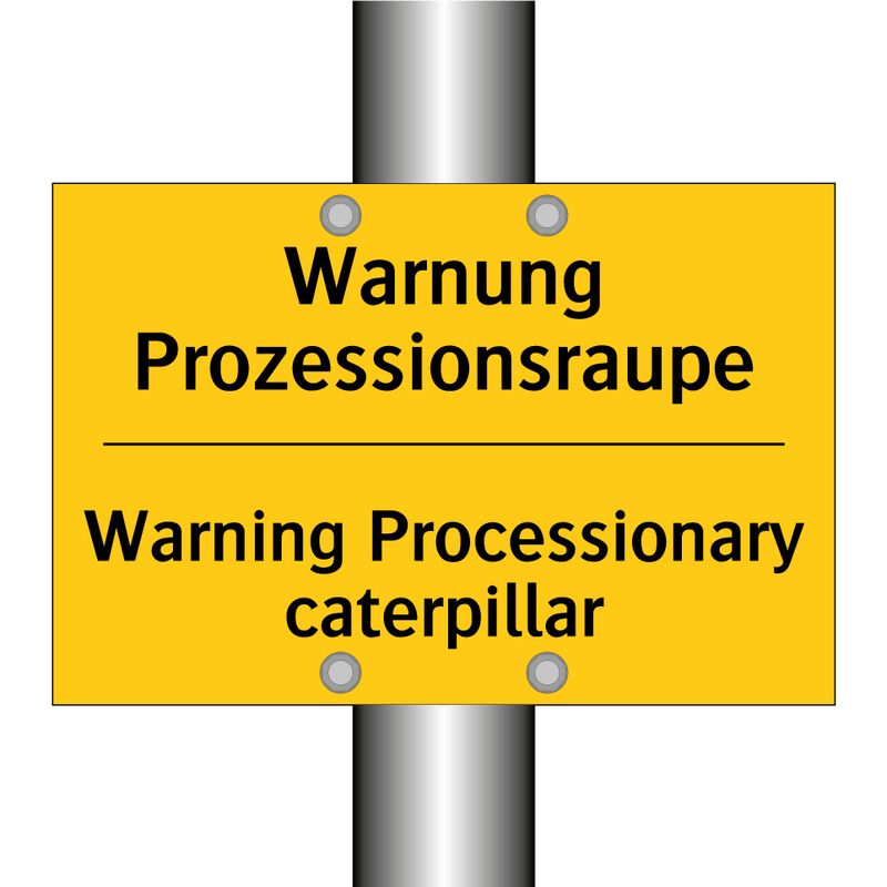 Warnung Prozessionsraupe - Warning Processionary caterpillar/.../