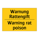 Warnung Rattengift - Warning rat poison