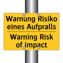 Warnung Risiko eines Aufpralls - Warning Risk of impact