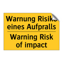 Warnung Risiko eines Aufpralls - Warning Risk of impact
