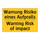 Warnung Risiko eines Aufpralls - Warning Risk of impact
