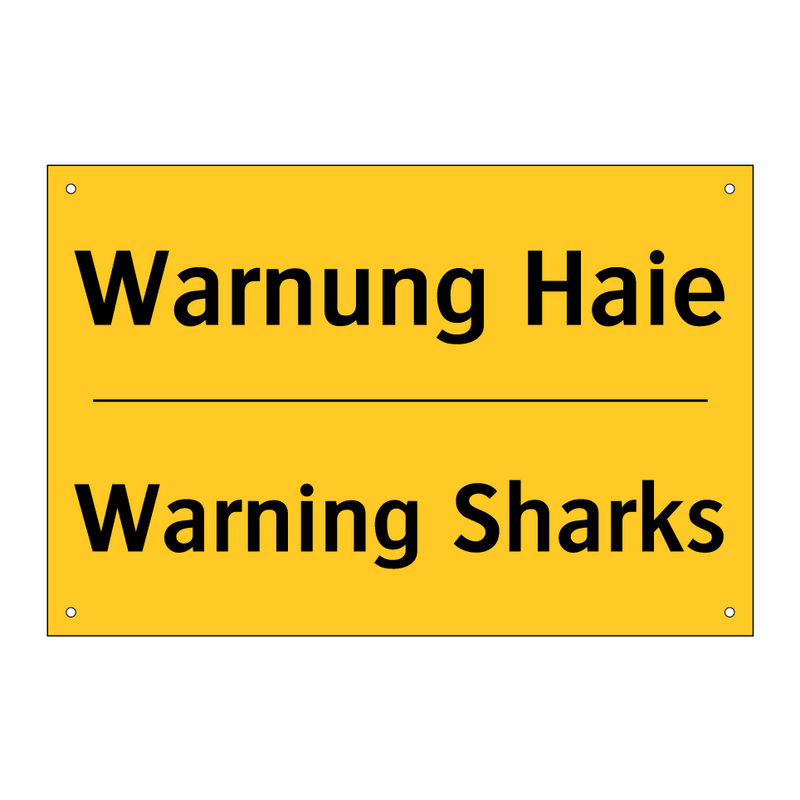 Warnung Haie - Warning Sharks