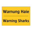 Warnung Haie - Warning Sharks