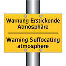 Warnung Erstickende Atmosphäre - Warning Suffocating atmosphere