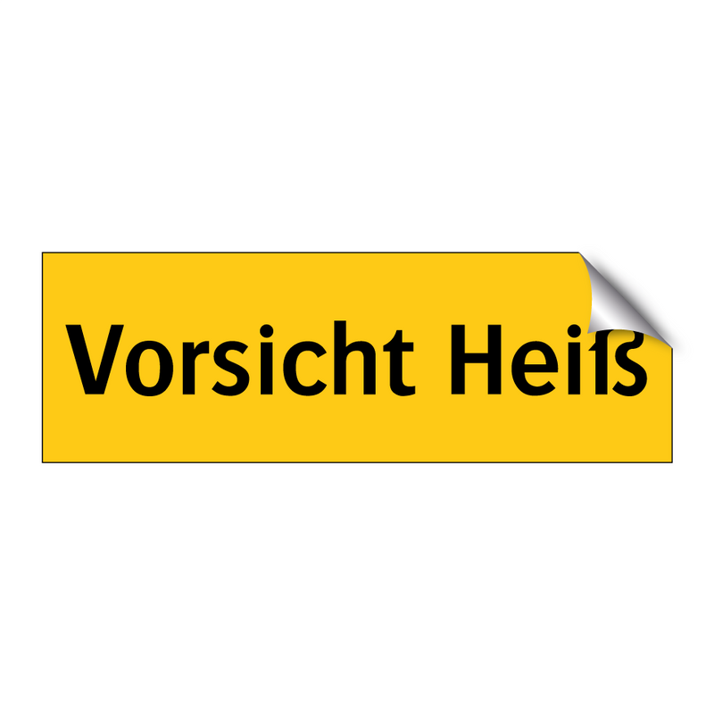 Vorsicht Heiß