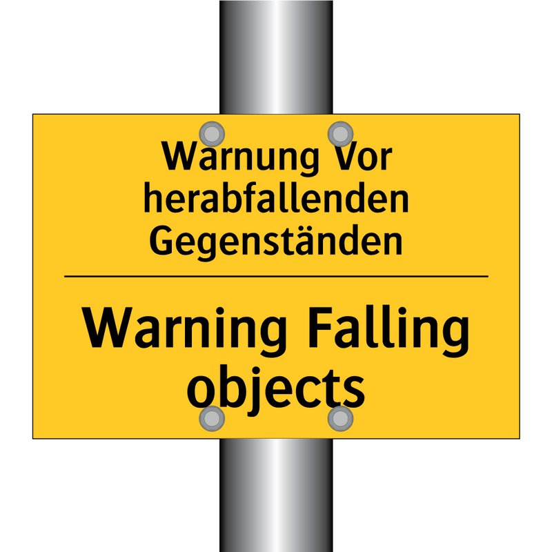 Warnung Vor herabfallenden Gegenständen/.../ - Warning Falling objects